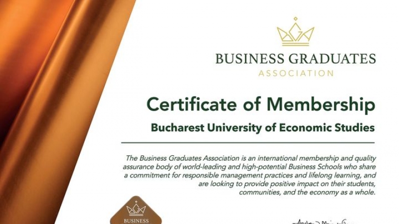 ASE, membra a comunitatii Business Graduate Association