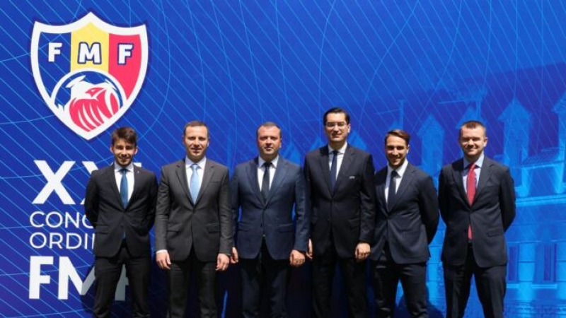 UEFA a fost reprezentata la Adunarea Generala a Federatiei Moldovenesti de Fotbal de presedintele FRF, Razvan Burleanu