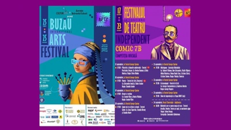 Competitia Festivalului International de Teatru Independent COMIC 7 B din cadrul Buzau International Arts Festival (17 – 23 septembrie)