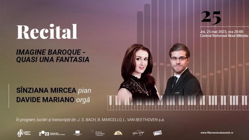 Turneul Imagine Baroque – Quasi una fantasia al pianistei Sinziana Mircea începe la Timisoara