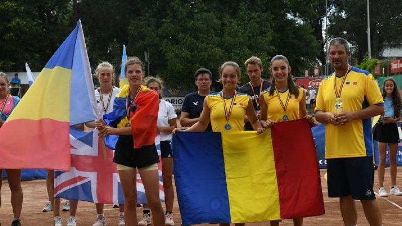 Tenis / Nationala de fete U14 a Romaniei a castigat faza zonala de la Slobozia a European Summer Cups 2022