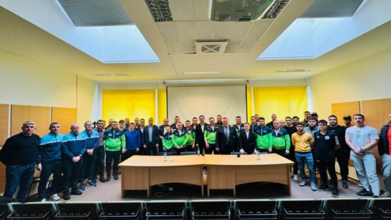 Conducerea Federatiei Romane de Fotbal, in vizita la Universitatea Babes-Bolyai Cluj-Napoca